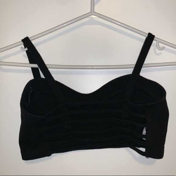 Brandy Melville Black Caged Bralette - Picture 2 of 4